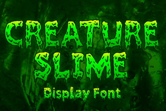 Creature Slime Font - Featured Image