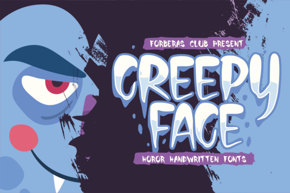 Creepy Face Font - Featured Image