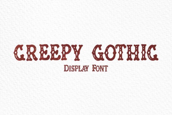 Creepy Gothic Font - Featured Image
