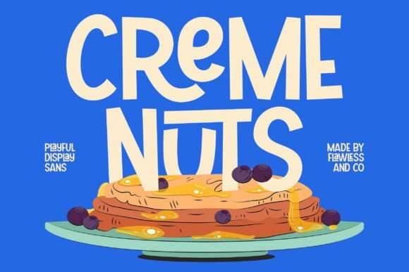 Creme Nuts Font - Featured Image