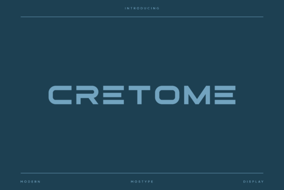 Cretome Font - Featured Image