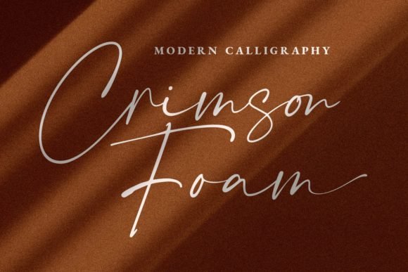 Crimson Foam Font - Featured Image