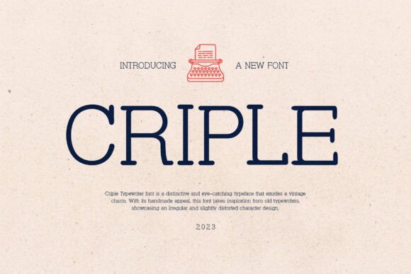 Criple Font - Featured Image