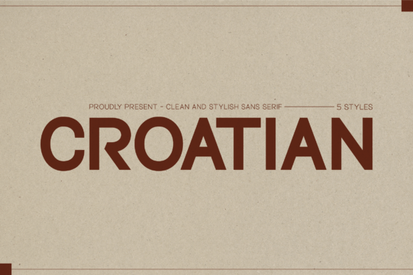 Croatian Font - Featured Image