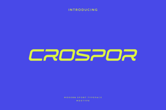 Crospor Font - Featured Image