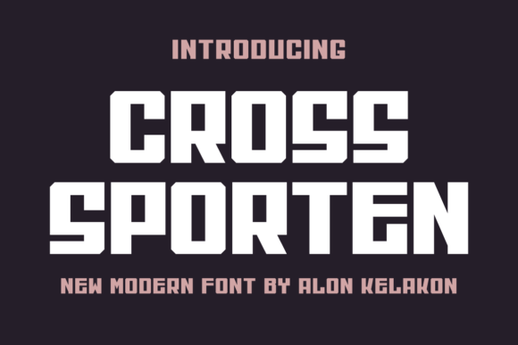 Cross Sporten Font - Featured Image