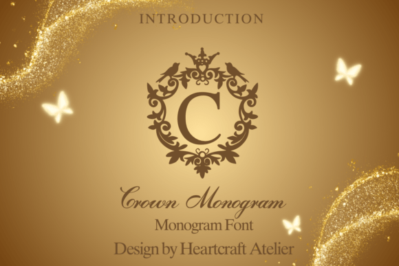 Crown Monogram Font - Featured Image