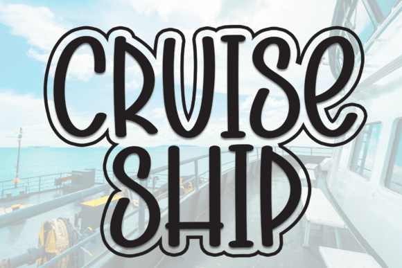 Cruise Ship Font - Featured Image