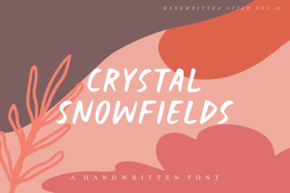 Crystal Snowfields Font - Featured Image