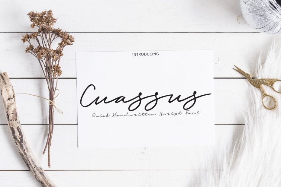 Cuassus Font - Featured Image