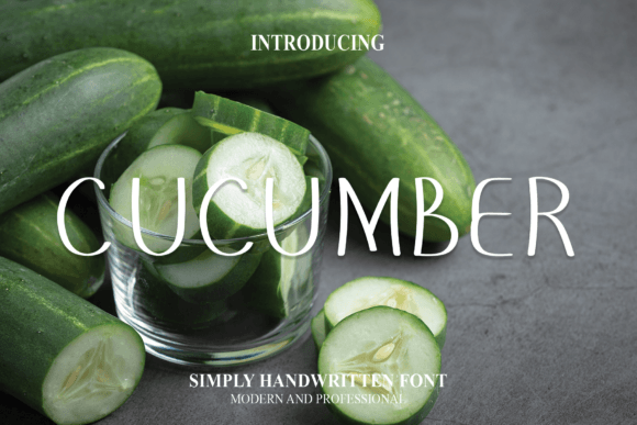 Cucumber Font - Featured Image