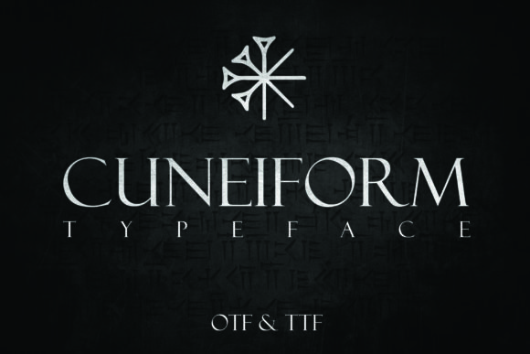 Cuneiform Font - Featured Image