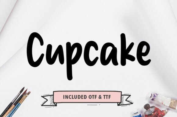 Cupcake Font - Featured Image