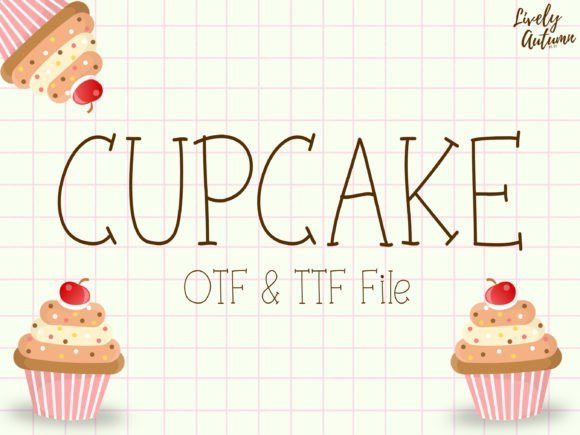 Cupcake Font - Featured Image