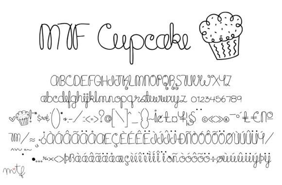 Cupcake Font - Featured Image