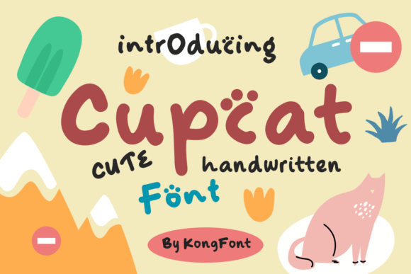 Cupcat Font - Featured Image