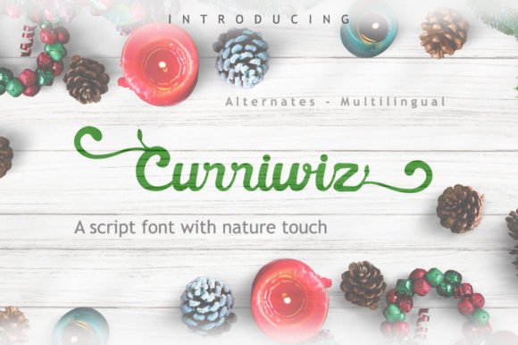 Curriwiz Font - Featured Image