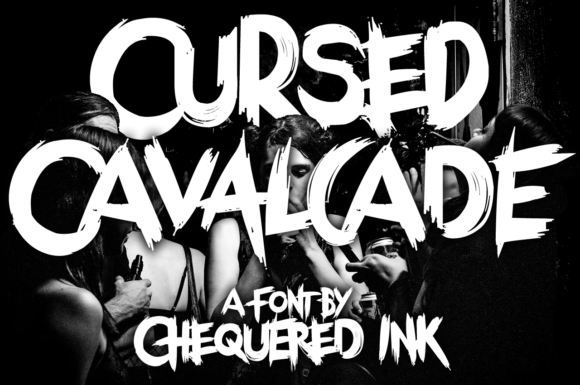 Cursed Cavalcade Font - Featured Image
