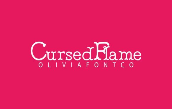 Cursedflame Font - Featured Image