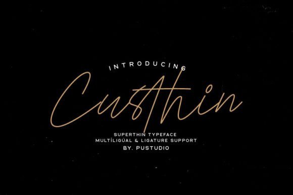 Custhin Font - Featured Image