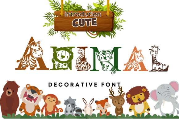 Cute Animal Font - Featured Image