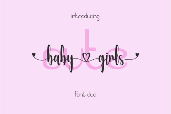 Cute Baby Girls Font - Featured Image
