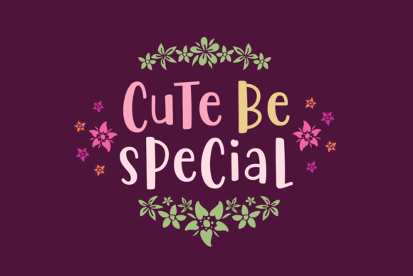 Cute Be Special Font - Featured Image