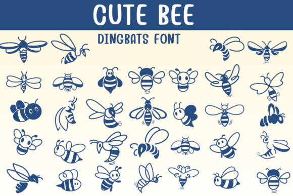 Cute Bee Font - Featured Image
