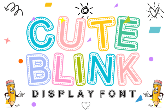 Cute Blink Font - Featured Image