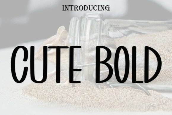 Cute Bold Font - Featured Image