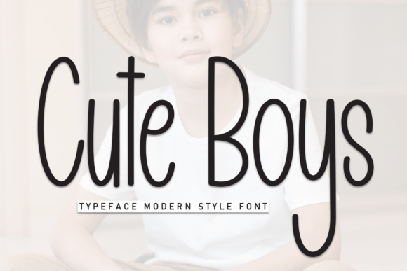 Cute Boys Font - Featured Image