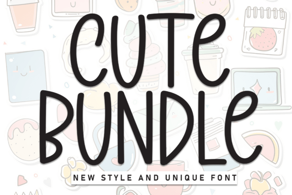 Cute Bundle Font - Featured Image