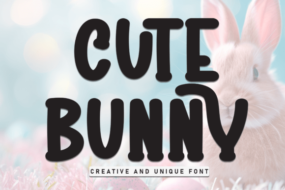 Cute Bunny Font - Featured Image