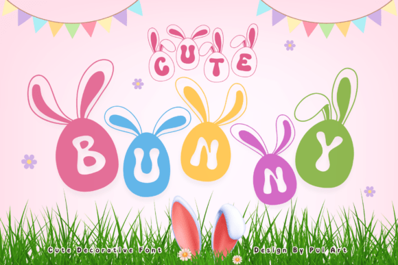 Cute Bunny Font - Featured Image
