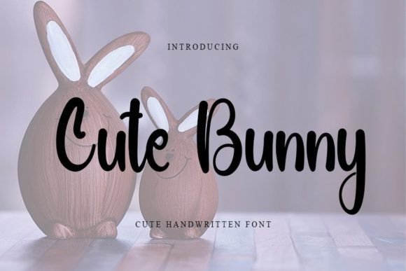 Cute Bunny Font - Featured Image