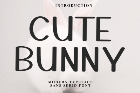 Cute Bunny Font - Featured Image