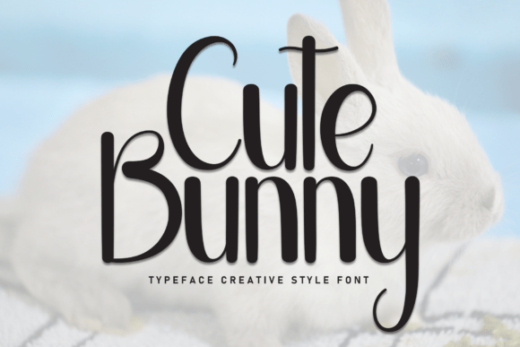 Cute Bunny Font - Featured Image