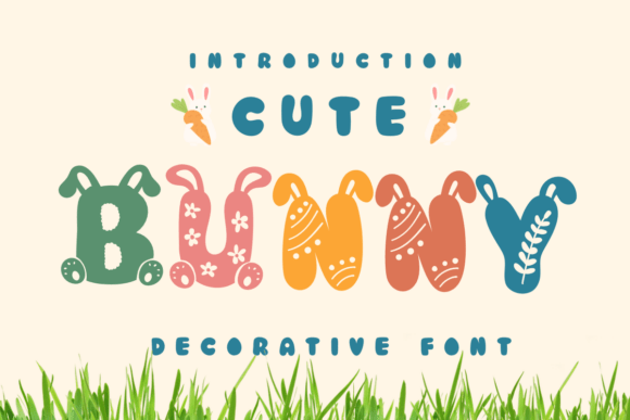 Cute Bunny Font - Featured Image