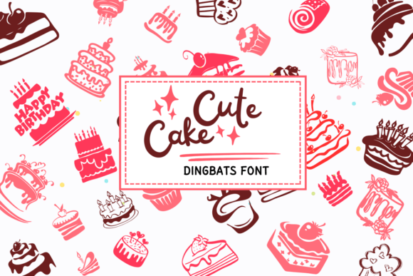 Cute Cake Font - Featured Image