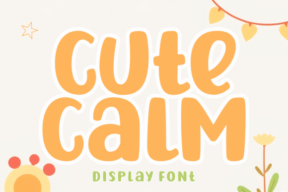 Cute Calm Font - Featured Image