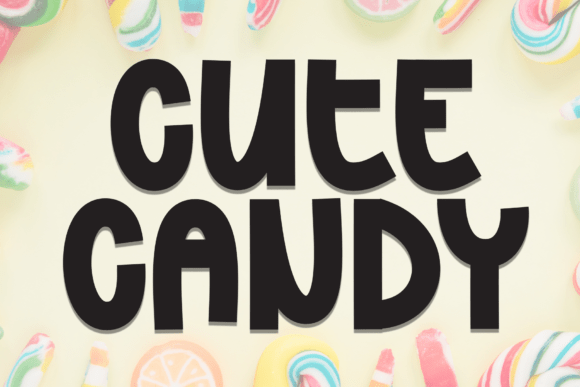 Cute Candy Font - Featured Image