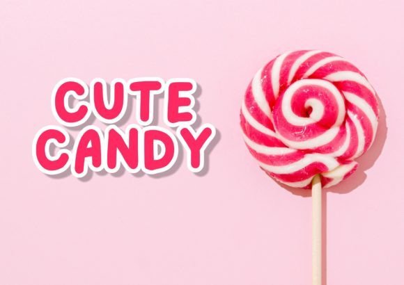 Cute Candy Font - Featured Image