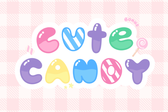 Cute Candy Font - Featured Image