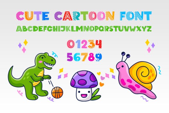 Cute Cartoon Font - Featured Image