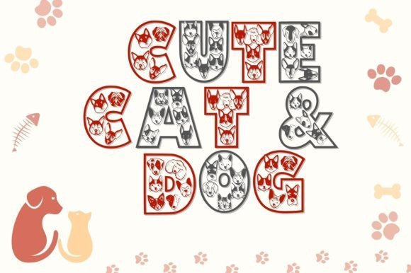 Cute Cat Dog Font - Featured Image