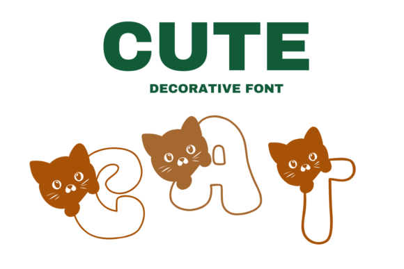 Cute Cat Font - Featured Image