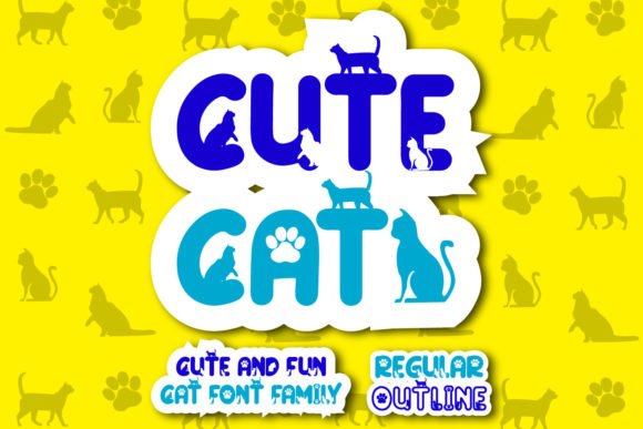 Cute Cat Font - Featured Image