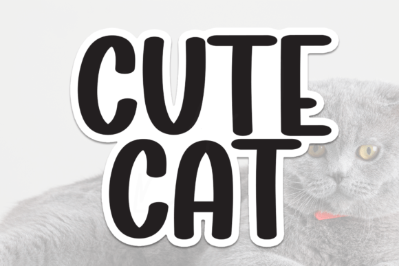 Cute Cat Font - Featured Image