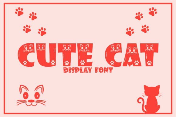 Cute Cat Font - Featured Image