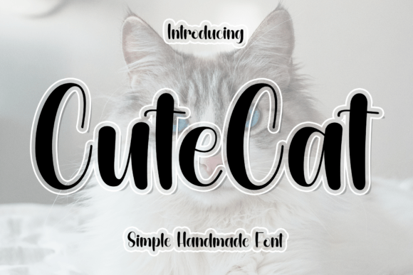 Cute Cat Font - Featured Image